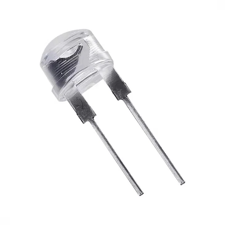 Hot selling factory price 0.5w straw hat white 8mm led  provide free samples CE ROHS