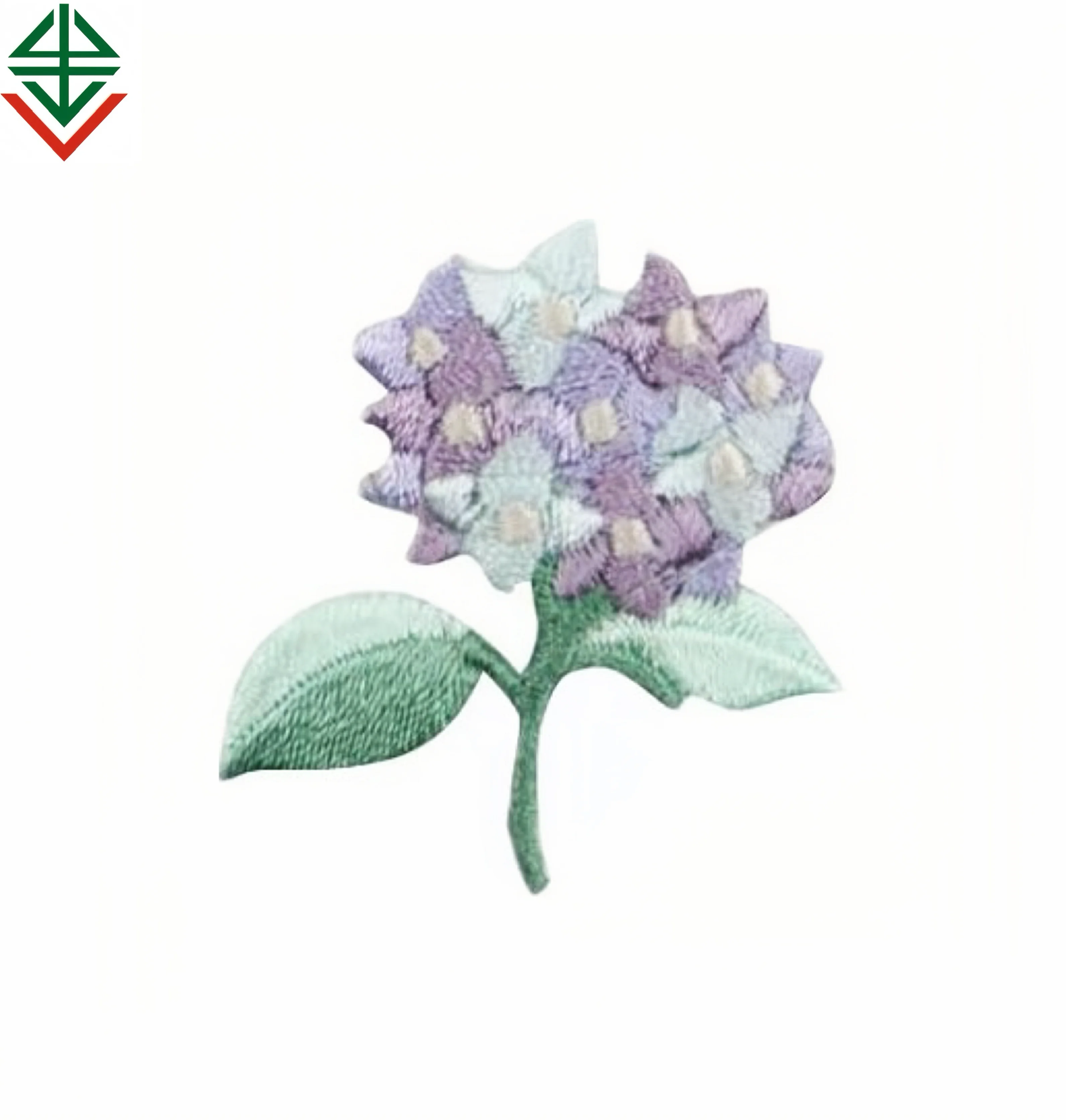 3d Puff rose Flower Bouquet Decoration Embroidery Patch Iron on Custom Logo Patches Embroidery