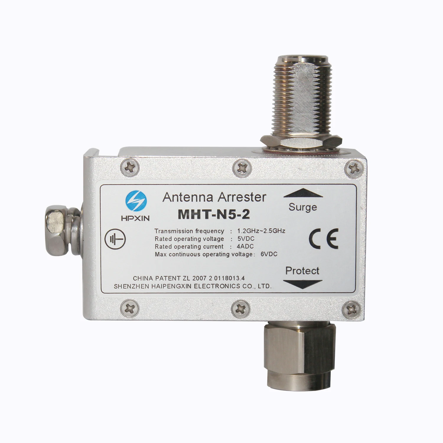 
Hpxin MHT-N5-2 высокой эффективности AC DC сетевой фильтр разрядник защита от импульсного перенапряжения СПД-устройство 