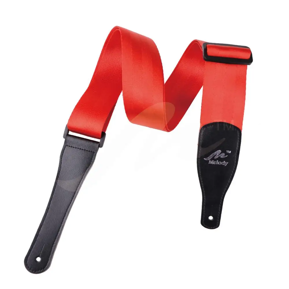 
Wholesale High Quality Vegan Custom Seatbelt Guitar Straps 