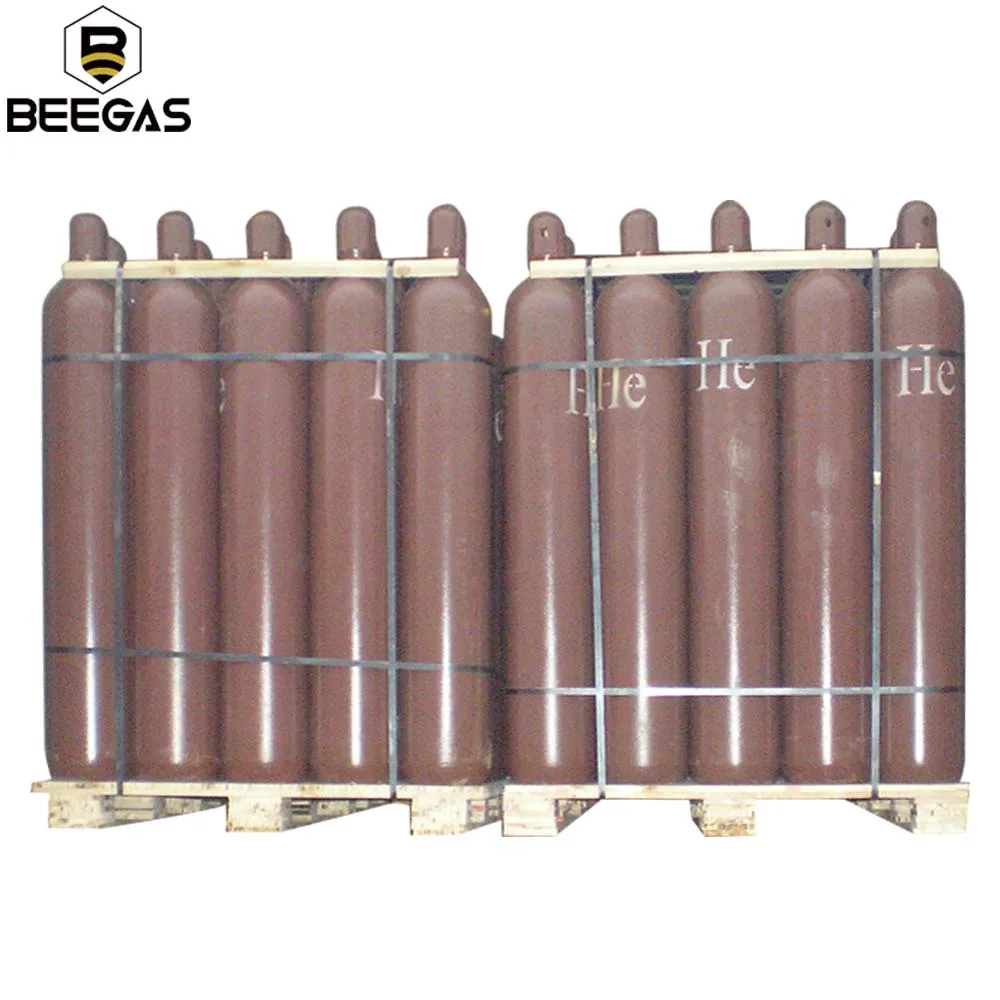 Beegas Supply Cheap 50KG 99.99 High Quality Helium Gas Cylinder Sizes