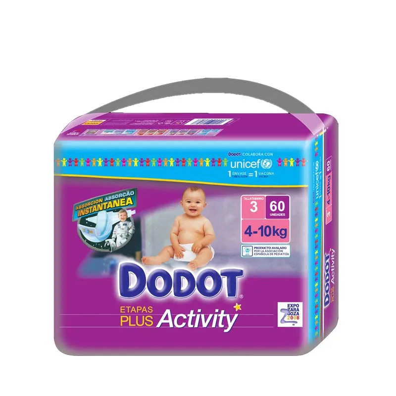 DODOT Самые продаваемые дешевые одноразовые подгузники детские
