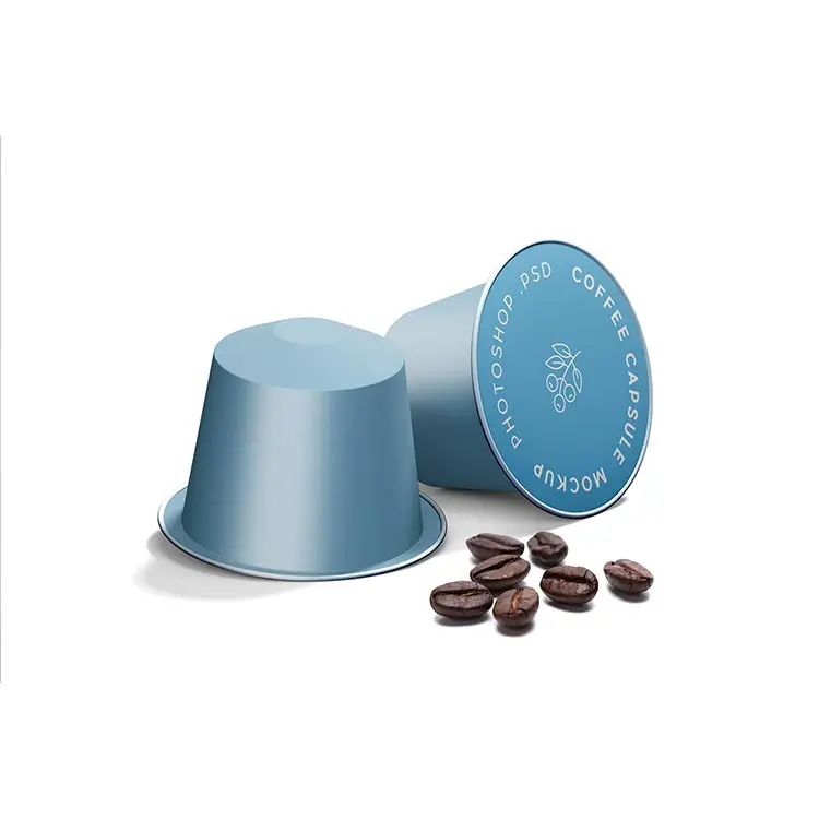 Одноразовые капсульные капсулы для кофе Nespresso из алюминиевой фольги с