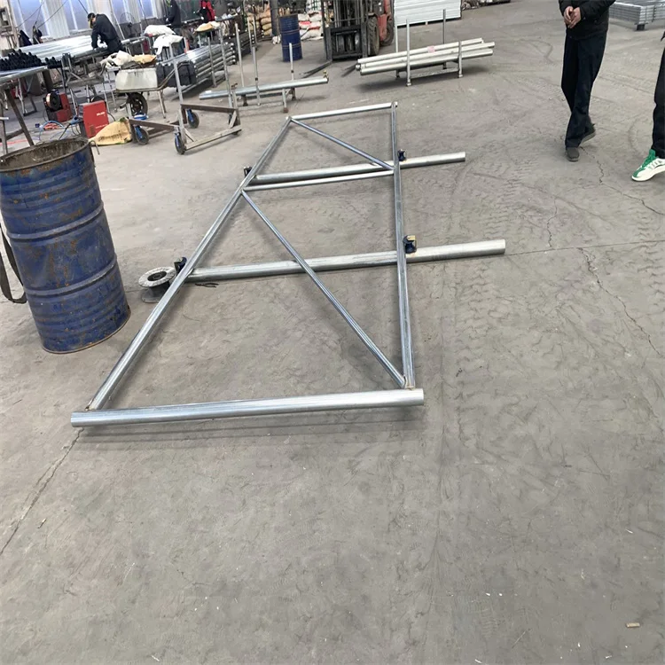 hot dipped galvanized Cantilever Gate Chain Link Fence Slide Gate KIT self welding with Cantilever Rollers