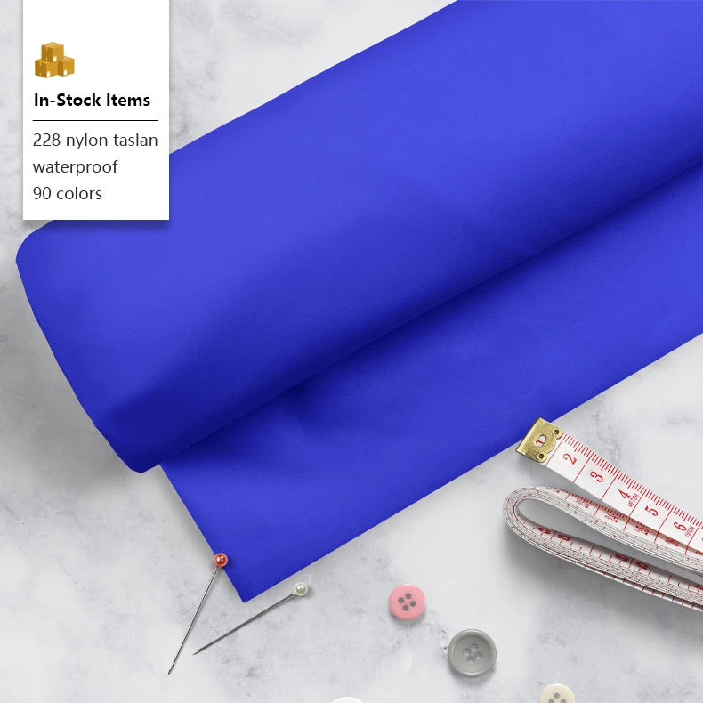 
228 100% nylon taslan waterproof woven textiles coated machine china fabric fabrics for beach shorts Jacket clothing fabric 