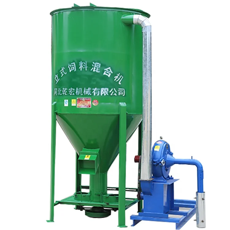 
vertical poultry feed grinder mixer/cattle feed mixer with best price for sale 