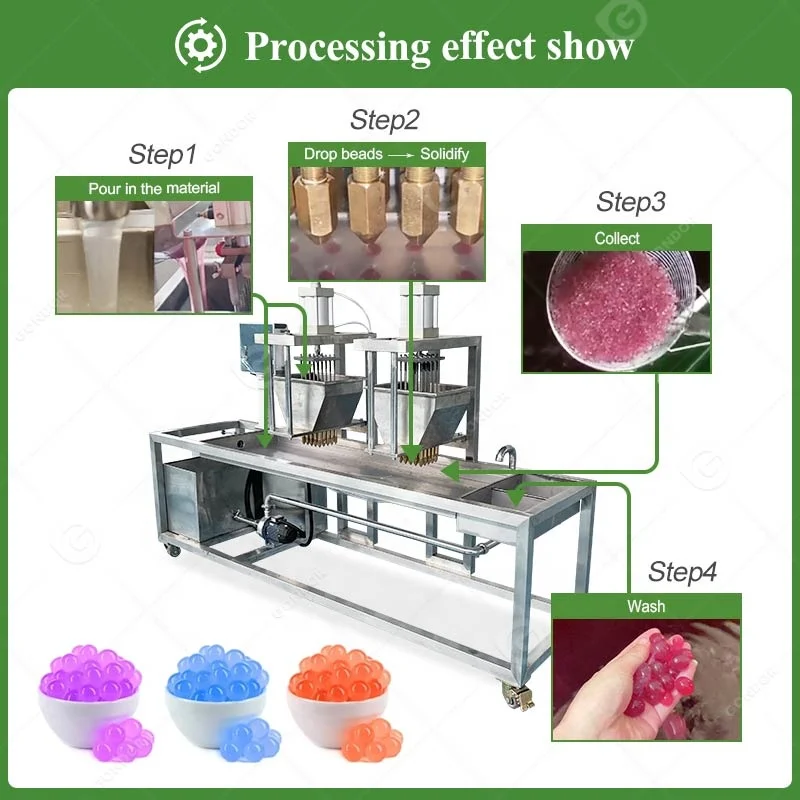 Automatic Mini Bobba Jelly Bubble Tea Maker Tapioca Pearl Make Small Ball Popping Boba Machine for Sale