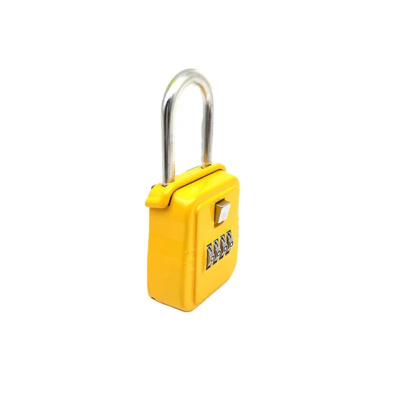 Digital Small Waterproof 4 Wheel Number Combination Zinc Alloy Keyless Lock Padlock