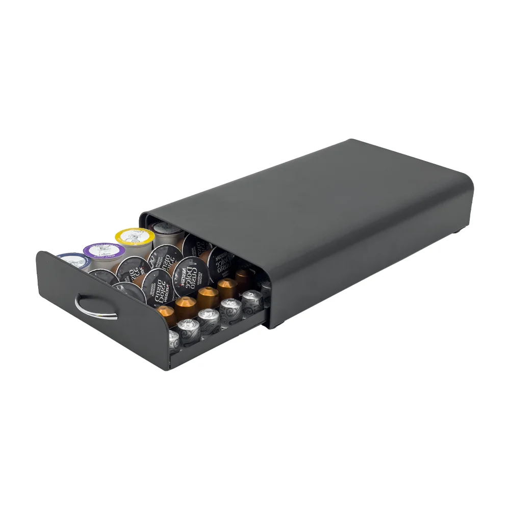 Coffee Pod Drawer Storage Rack 40 to 60 pcs Original K cup Vertuo Dolce Gusto Mixture Nespresso Capsule Holder