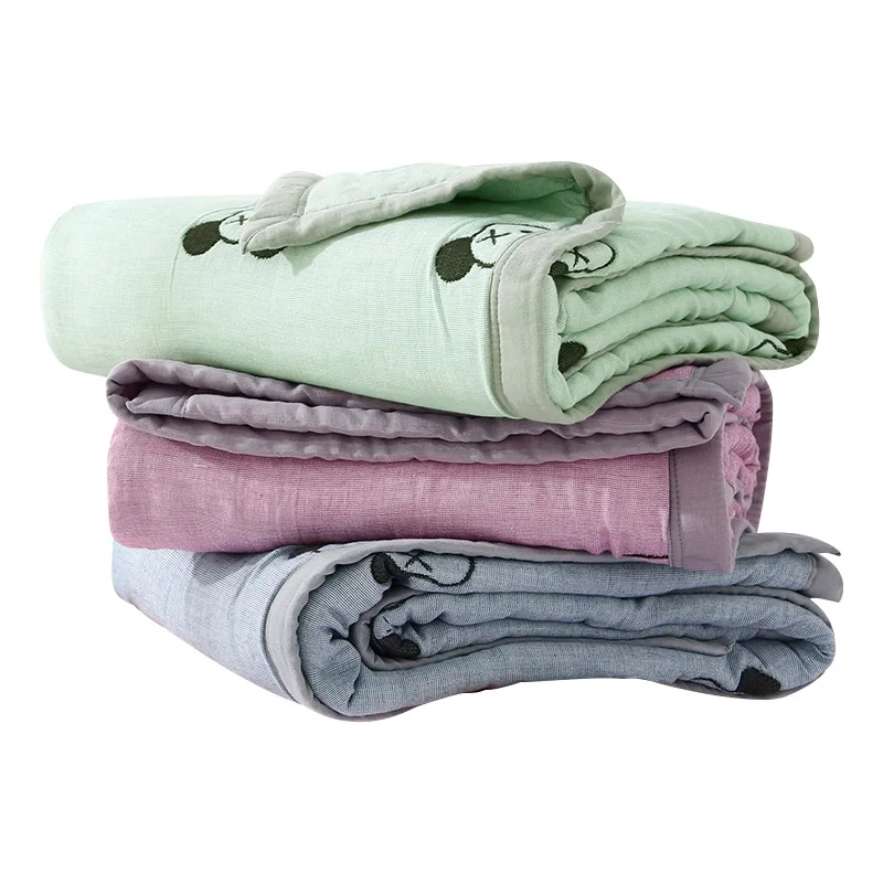 Premium Soft Baby Quit Pure Cotton Ten-layer High Density Gauze Multi-Function Baby Products Newborn Baby Sleep Quit