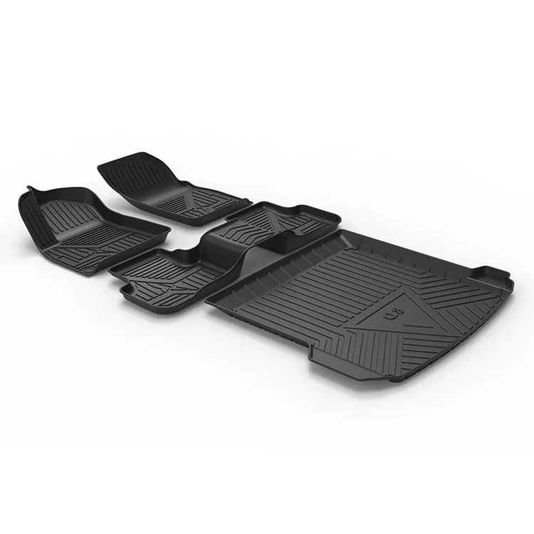 Q8 2 Layers  Car Mats Washed Luxury 4 Pieces TPE Car Floor Mats