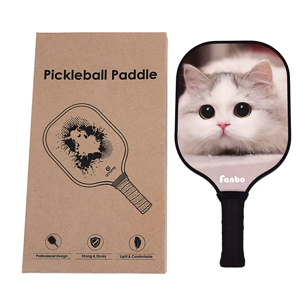 
mingxuan custom logo USAPA professional pickleball paddle with pickleball balls 