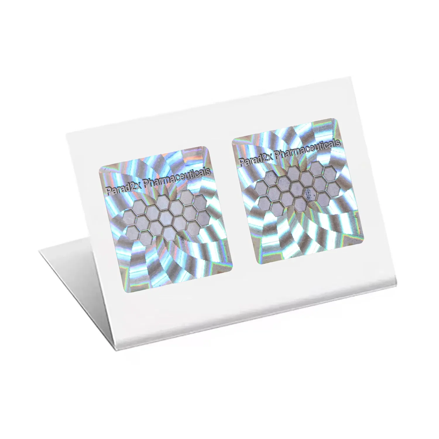 Custom logo and color hologram sticker waterproof adhesive packaging label