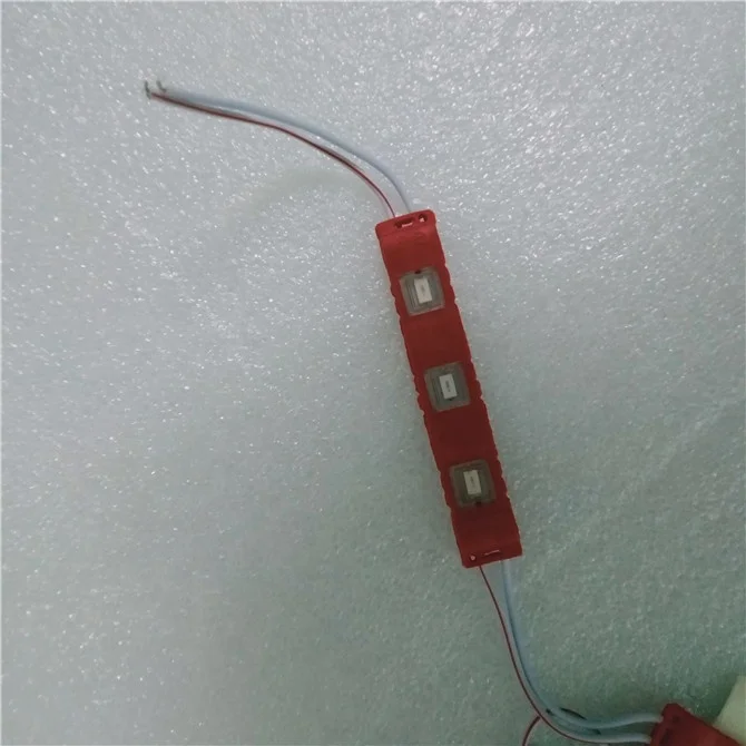  Высококачественный модуль подсветки впрыска 3 чипа светодиодный 12 В SMD5730 красный цвет сделано в