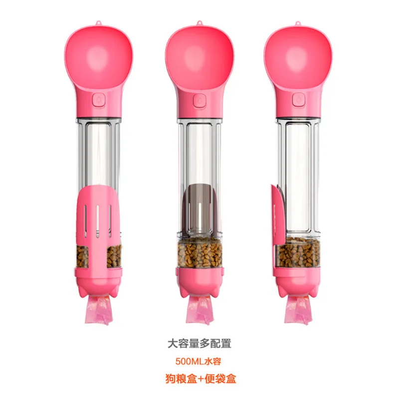 2021new pet outdoor convenient companion cup dog water cup water feeder outdoor food feeder