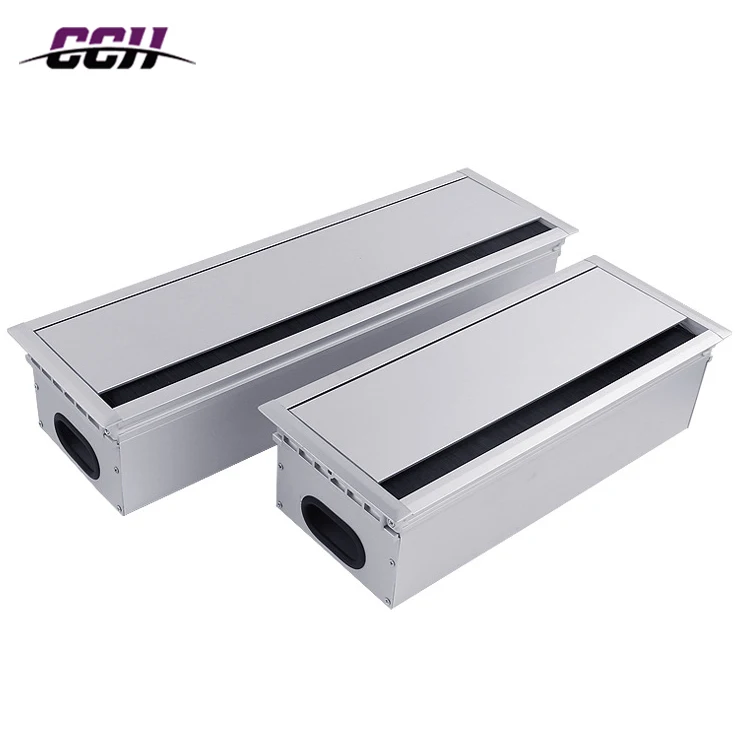 Computer desk hole cover cable grommet table wire management box cable management box charging socket