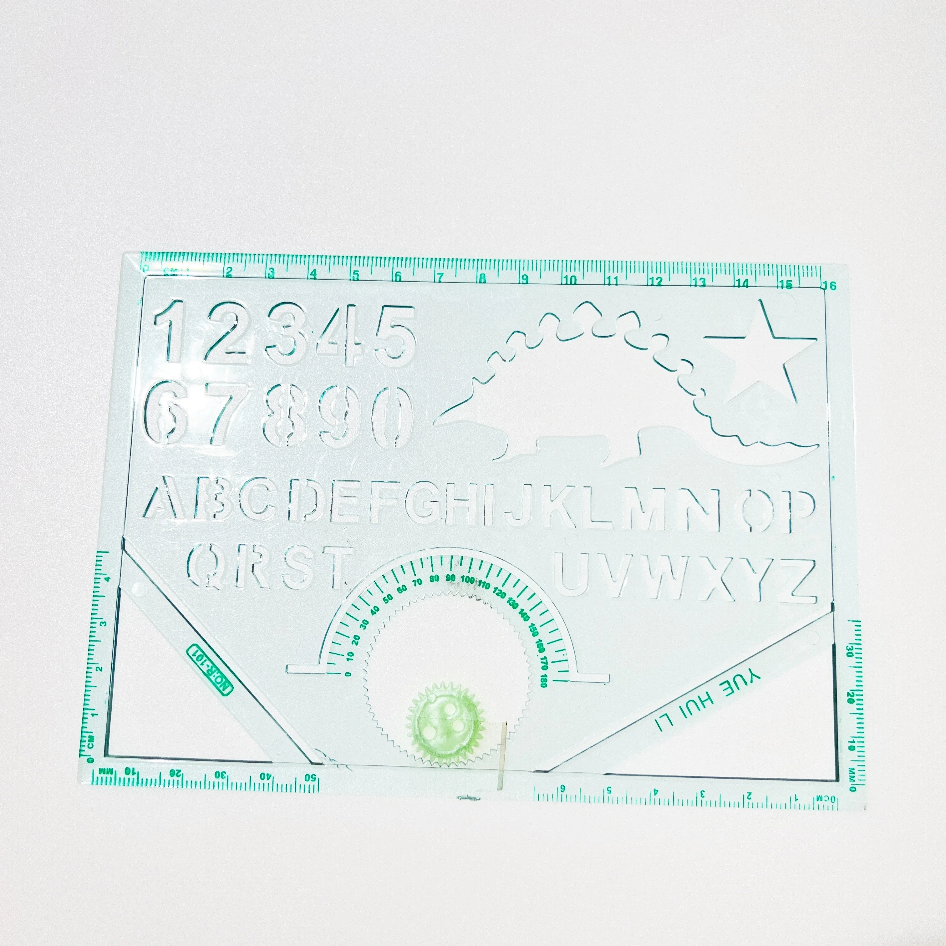 30 45 60 Degree School Math Plastic geometry Ruler Shape Template School Sturdy Art Design Drawing Aid Tool stencil Ruler