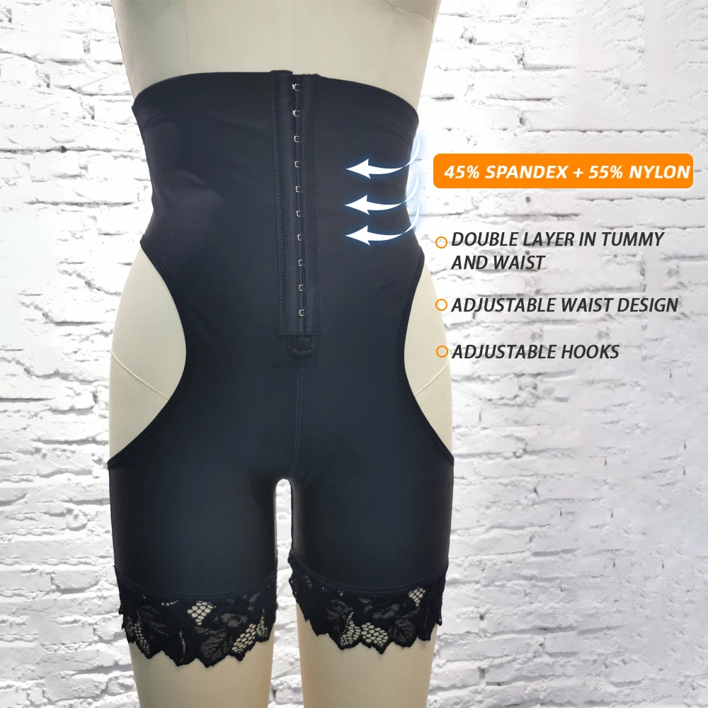 Adjustable Hooks Bbl Faja Shape Wear Tummy Control Butt Lifter Shapewear Panties