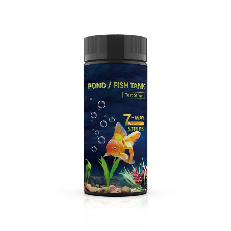 Aquarum Water Quality Test Strips 7 Parameters 100 Strips For Fish Tank Water Test