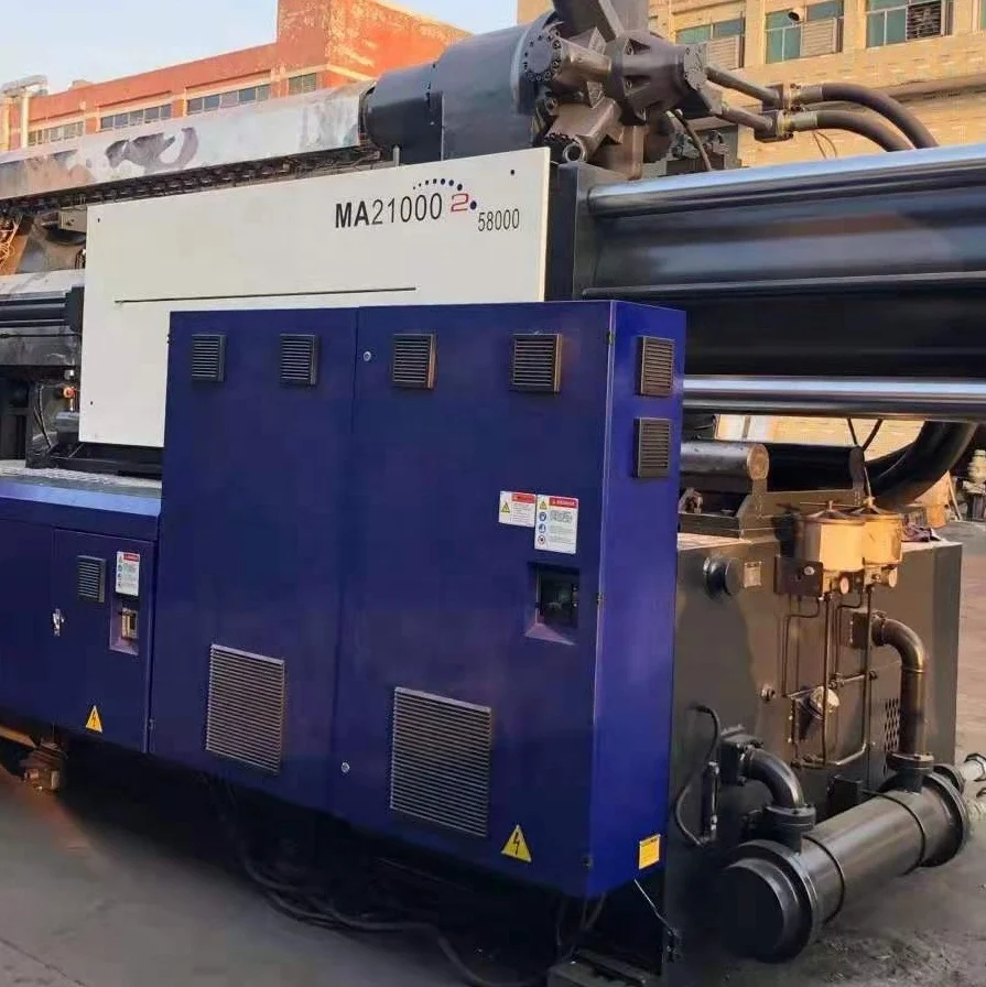 
90% new large used injection molding machine, HAITIAN 2100 tons of servo motor injection molding machine spot sale 