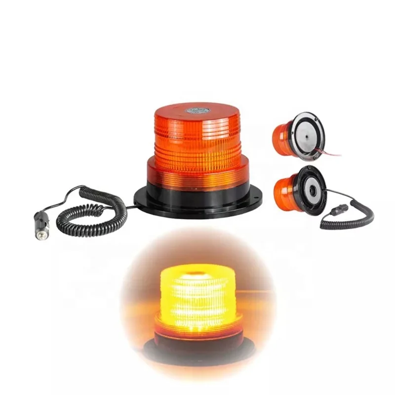 Ece R65 R10 Blue Red Amber Beacon Warning Signal Light Rotating Beacon