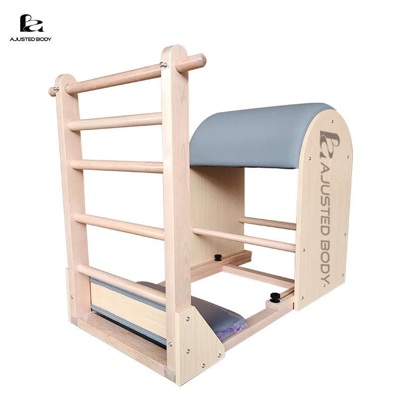 Pilates Exercise Equipment Fitness  Machine Maple Barrel Wooden Pilates Reformer Ladder Barrels