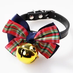 Dropshipping 26 Colors Adjustable Kitty Safety Collars Dog Puppy Pet Cat Bell Bow Tie Collars