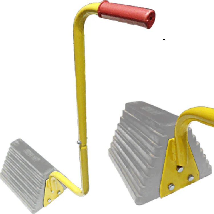 More labor-saving Rubber Wheel Chock Handle For Ttuck/Trailer/Bus/RV/Motorhome/Caravan With Anti-skid Design