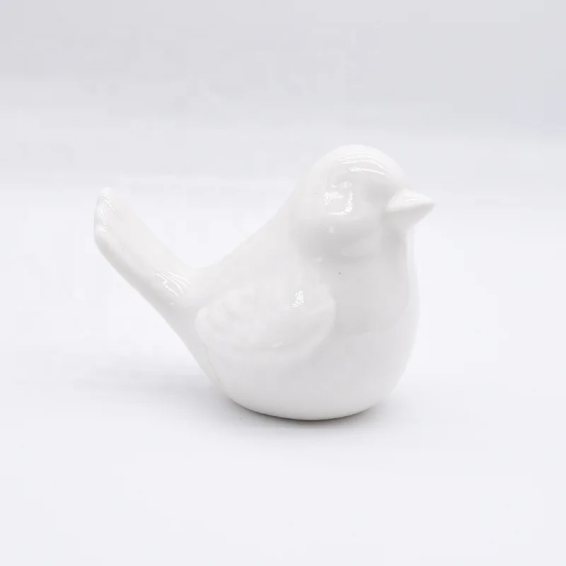 Hand-Made Craft Hot Sale Animal Statue Shape Sculpture Decoration Figurine Ceramic Bird