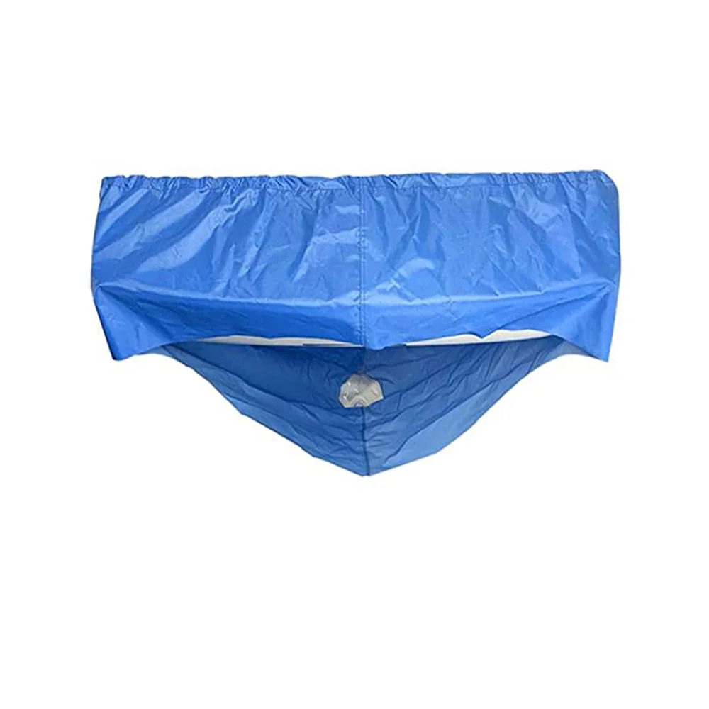 Waterproof Bag Cleaning Air Conditioner Cover Protector Washing Tools Blue Cleaning Air Conditioner Cover