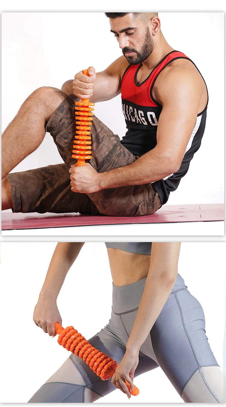 Factory Direct Sale Fitness Body Muscle Roller Massage Stick Back Massage Stick for Muscle Soreness and Blood Circulation