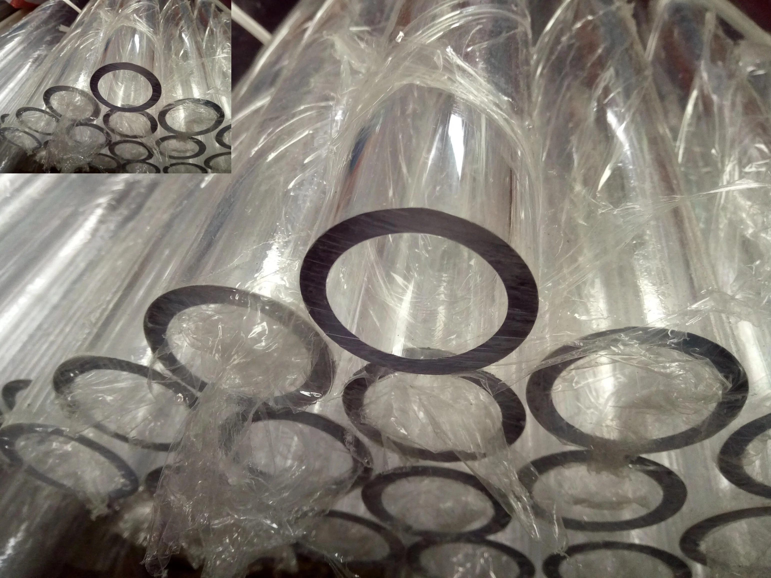 Ning E-Plastics Factory Price Clear Pc Pipe Transparent Polycarbonate Tube Plastic Round Pc Tube