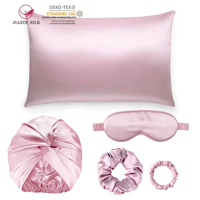 Anti-Bacteria silver ion natural silk pillowcase 16/19/22 Momme for Hair Skin Hidden Zipper Closure Hypoallergenic pillow case