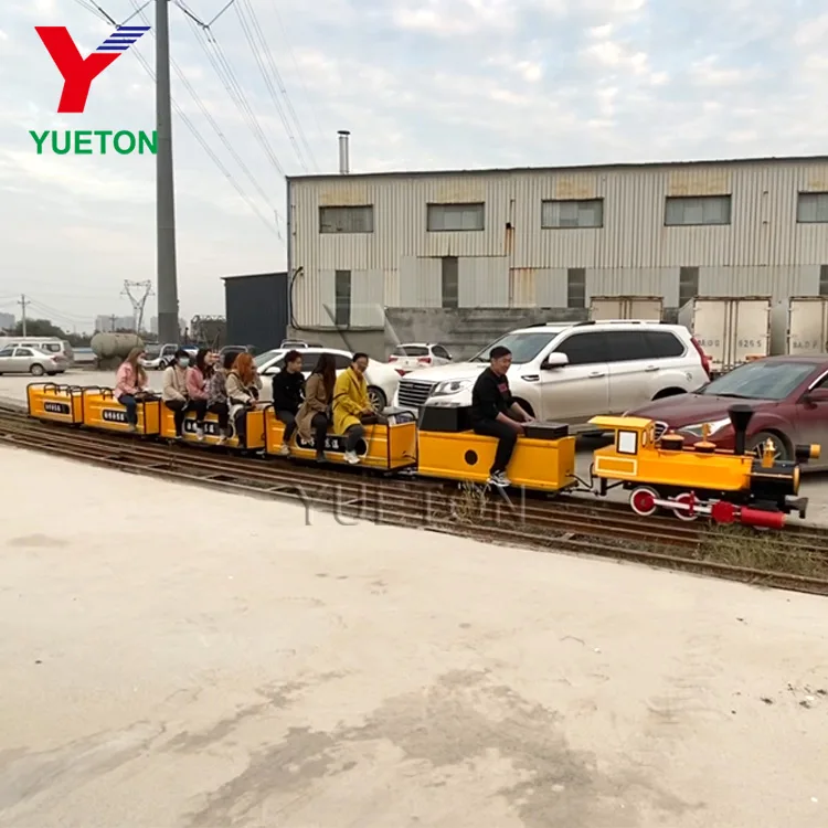 Scenic Spot Outdoor Playground Garden Attraction Backyard Kids Rides Steam Electric Adult Rail Miniature Track Train For Sale