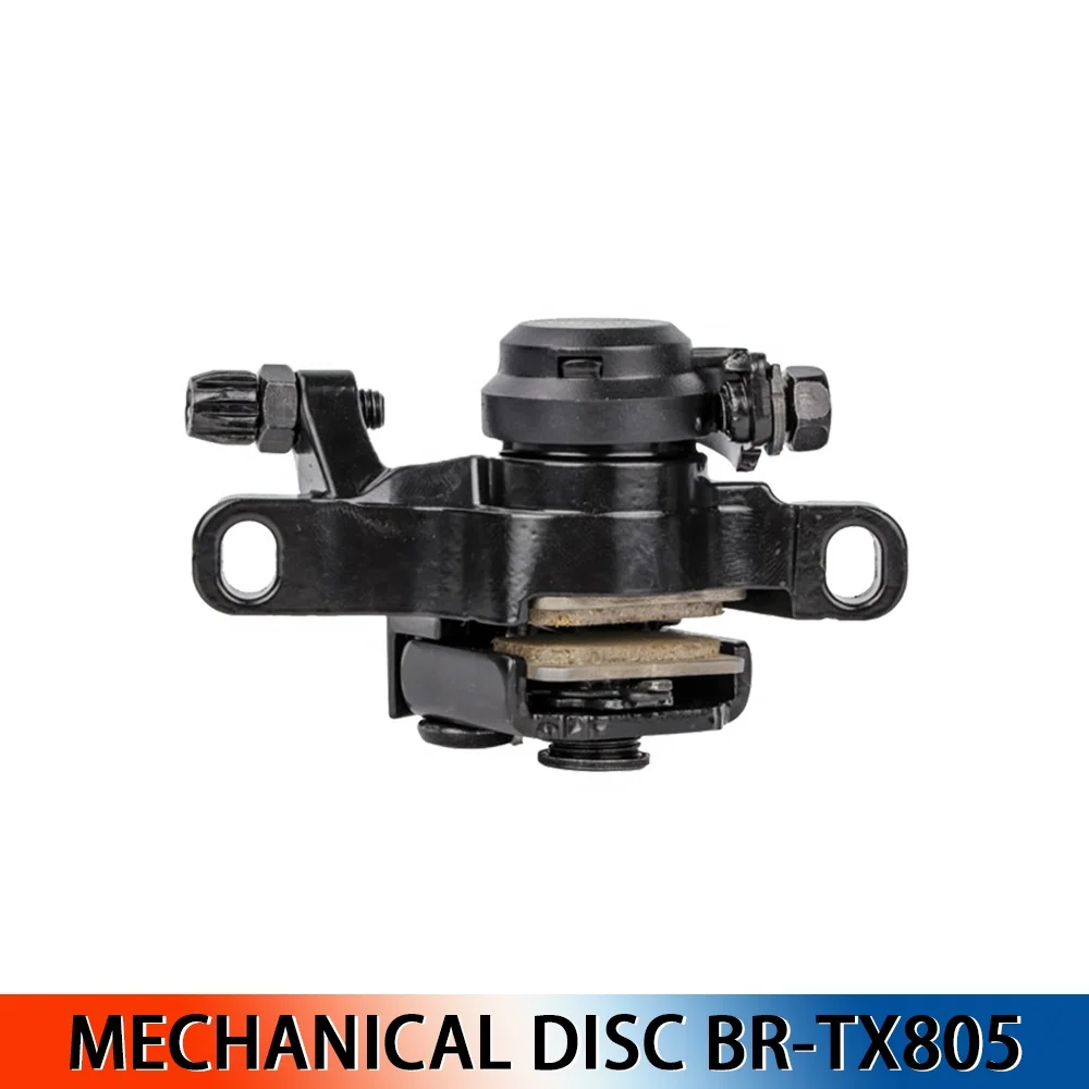 BR-TX805 bicycle Mechanical Disc Brake Calipers with Resin Pads caliper TX805 with Bolts