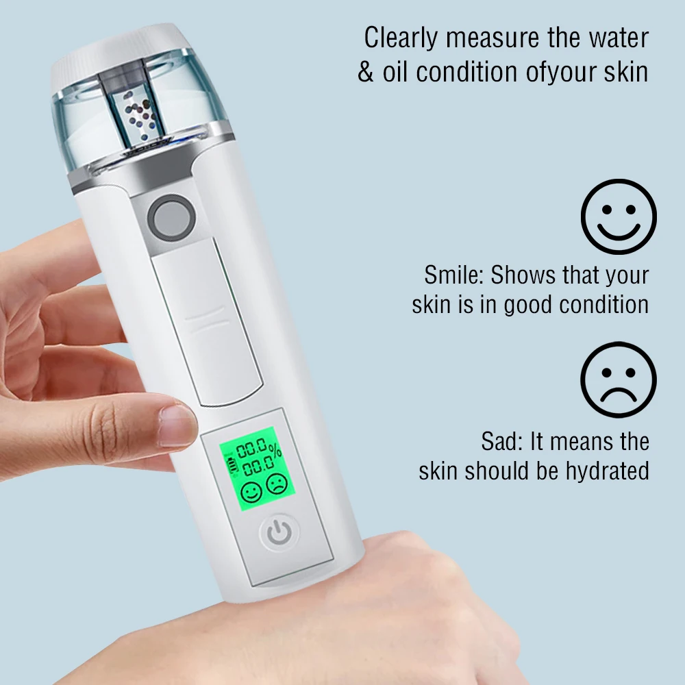 Slide Control Spray Gear Design Nano Mist Sprayer with LCD Display Screen Water&Oil Content Display