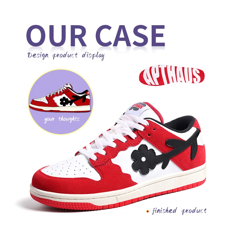 Factory Custom Skateboarding Shoes SB High Low Cut Sneakers Sports Fashion Basketball Shoes Custom Men Shoes With Your Logo