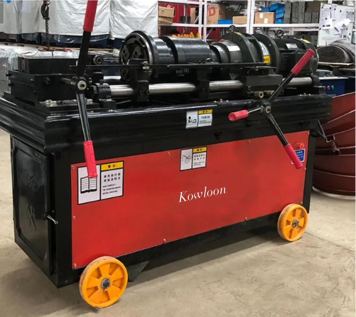 Used Reinforcing Steel Bar Rolling Threading Screw Making Machine with 380V Motor New Condition for Sale