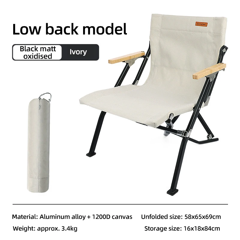 Wholesale Outdoor Folding Aluminum Alloy Fishing Chair Lightweight Portable Lounge Leisure Low Beach Chair Camping chair