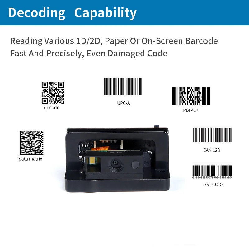 
E5 QR code reader barcode Scanner with USB barcode reader in Express Delivery Cabinet Ticket Vending Kiosk 