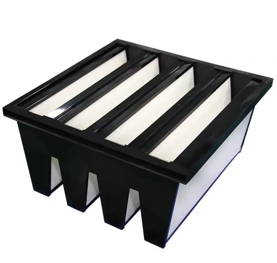 High Efficiency W type V typr Industrial Compressor Parts Air Filter