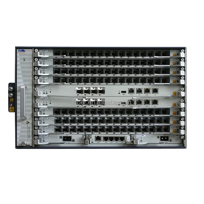 Hot sale zte zxa10 c650 XGPON OLT C650 ZTE 10G xgs-pon OLT FTTH 16 ports olt zte c650