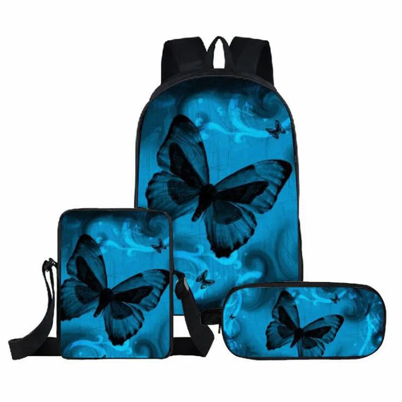3PCS Custom Your Own Image Backpack Boys Girls Student Custom Print Blank Sublimation Backpack Set For School