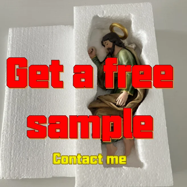 Factory wholesale catholic religious resin cross ornaments figurine Jesus carrying the crucifix statue