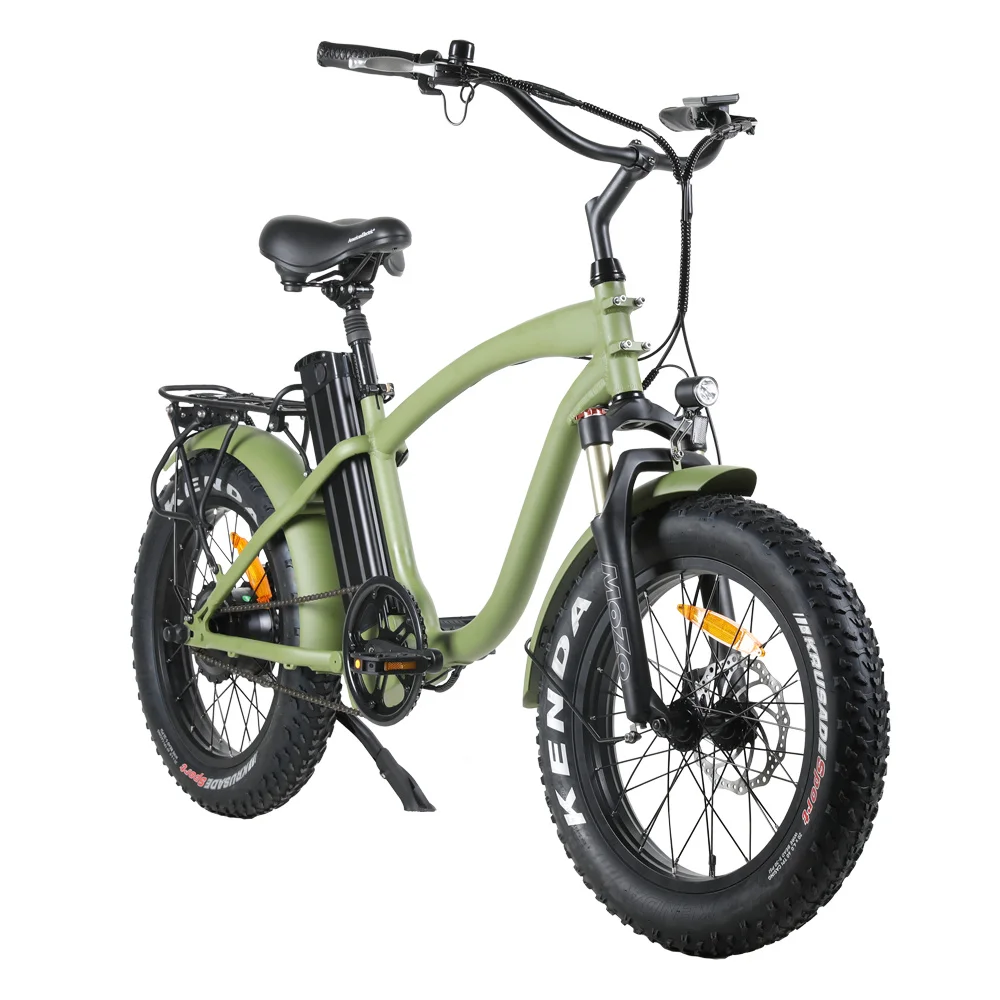 48V 20 inch 500w beach cruiser mini hummer ebike  electric bike with rear rack