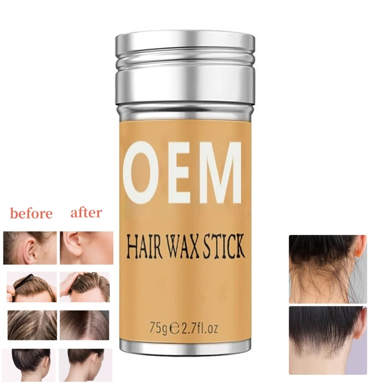 OEM/ODM Natural Private Label Women Men Hair Styling Strong Hold Natural Beeswax Hair Wax Pomade Stick Hair Sticks For Sale