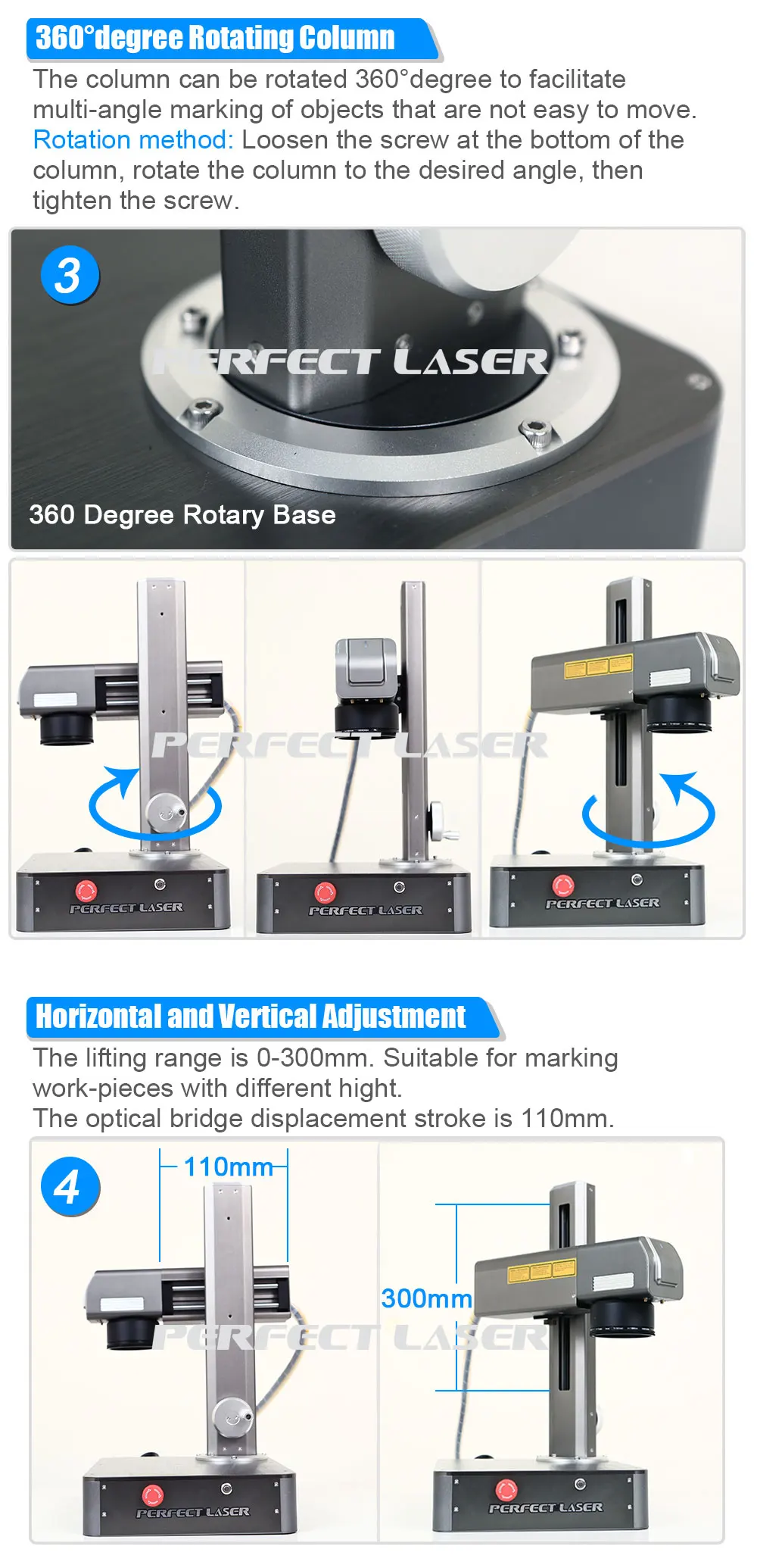 Perfect Laser Mini Desktop Laser Marker 10w 20w Desktop Diy Fiber Laser Marking Machine Mark For Metal Pvc Tube Rings
