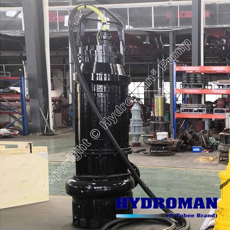 Hydroman Electric Submersible Sand Pump Mud Pumps for Handling Bentonite