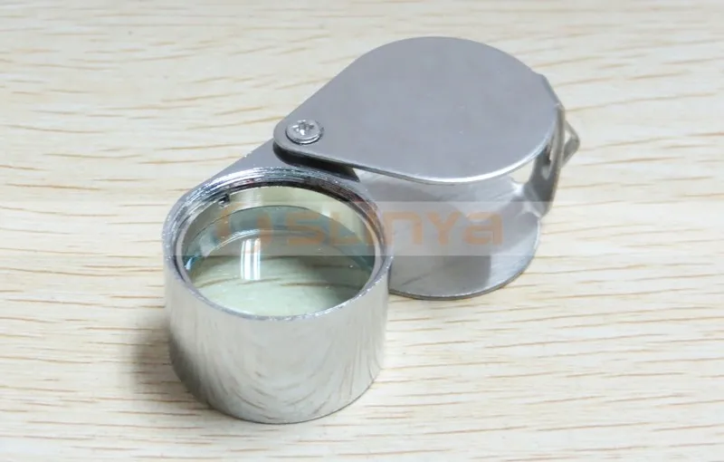 Folding Handhold 30x21mm Loupe Magnifier Magnifying glass Eye Loupe