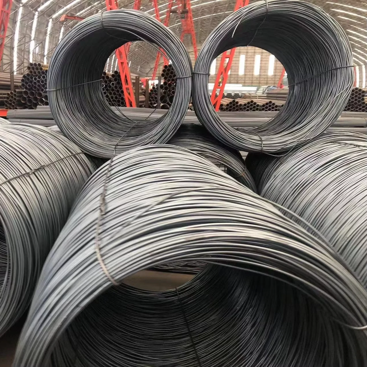 Low price Galvanized Steel Wire 9mm 10mm 12mm 14mm Gauge Electro Galvanized Gi Iron Binding Wire GI Steel Wire Rod